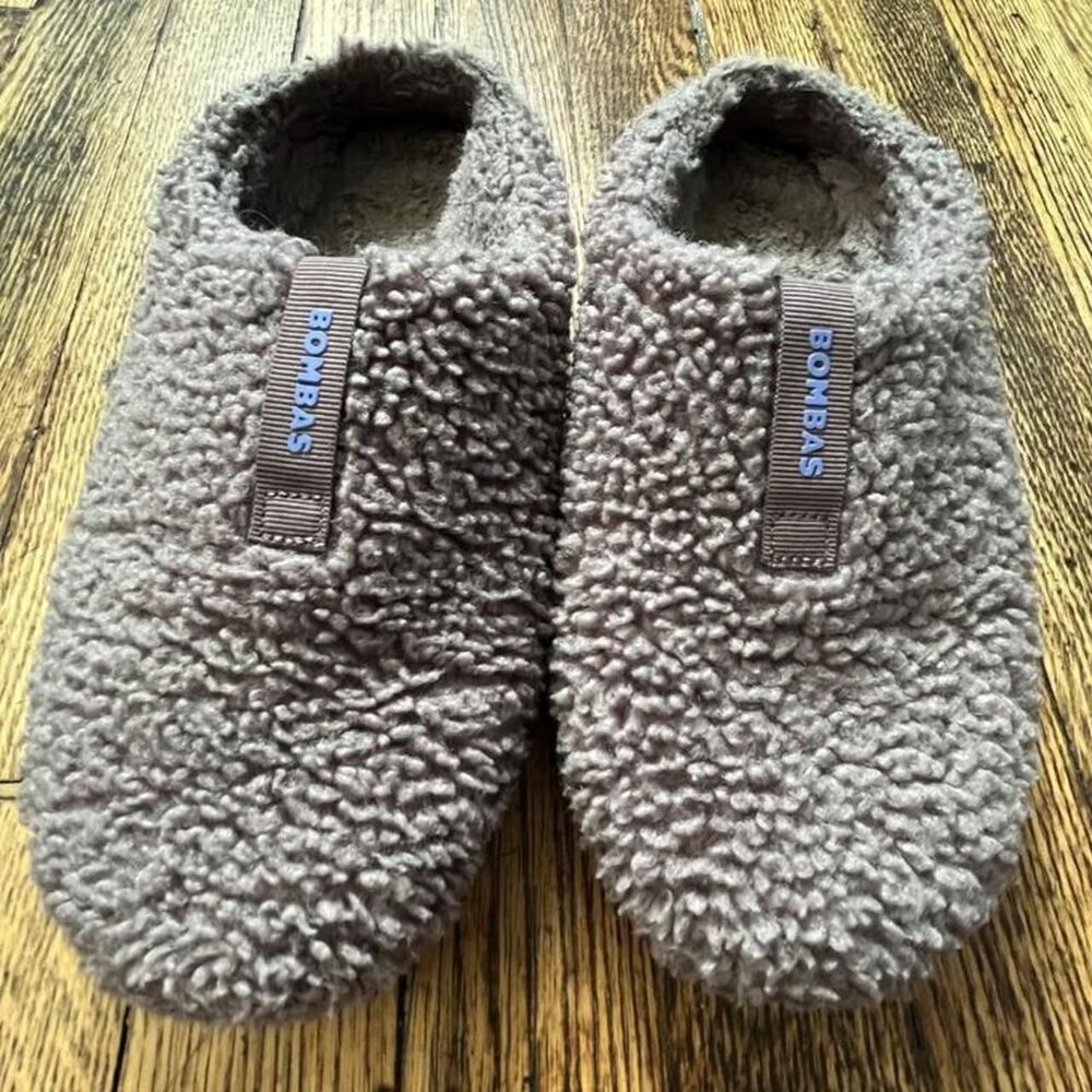 Bombas Women's Purple and Grey Slippers